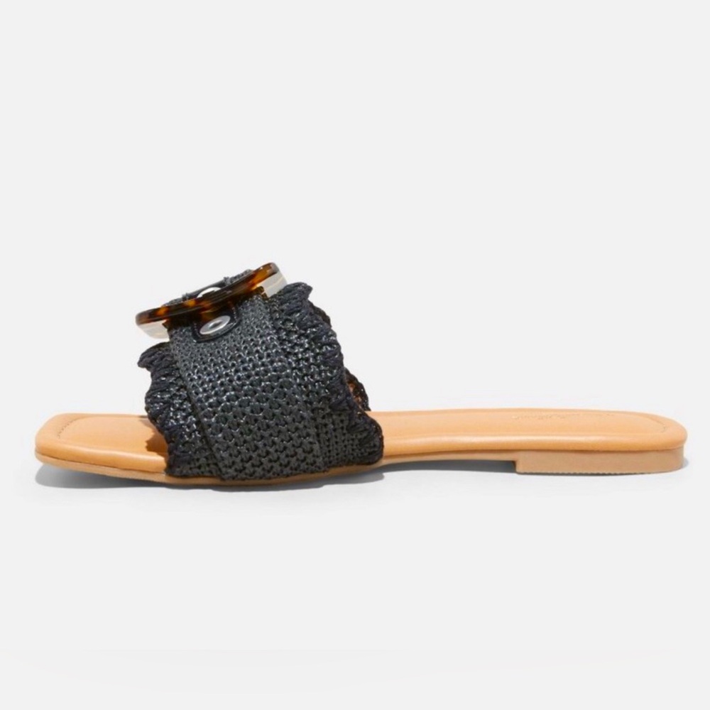 Target Exclusive - Chrissy Slide Sandals by Universal Thread in Black NWT - Picture 4 of 7